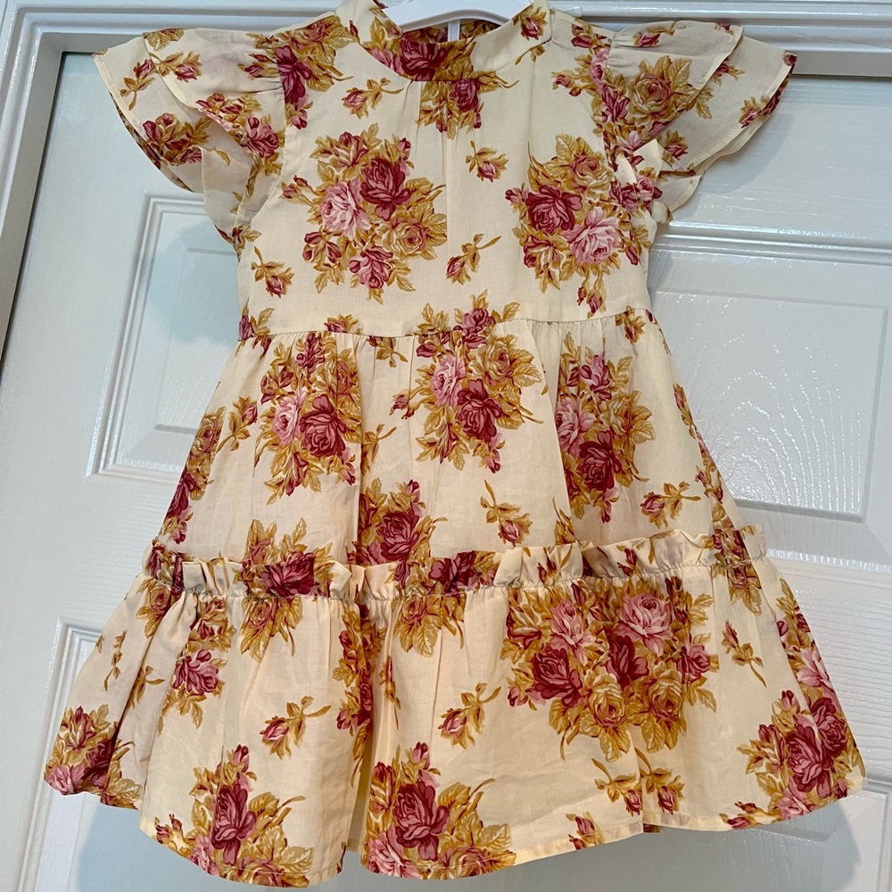 Floral Ruffle Sleeve Janie and Jack Dress